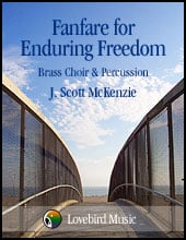 Fanfare for Enduring Freedom Brass Ensemble cover Thumbnail
